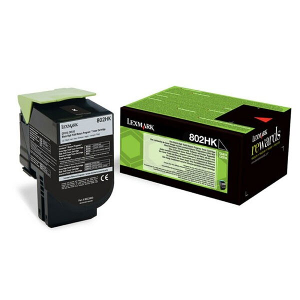 Lexmark originál toner 80C2HKE, black, 4000str., Lexmark CX410, 510, O, čierna