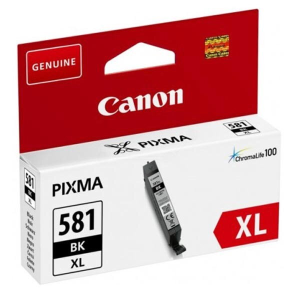 Canon originál ink CLI-581BK XL, black, 8,3ml, 2052C001, Canon PIXMA TR7550,TR8550,TS6150,TS6151,TS8150,TS8151, čierna Canon originál ink CLI-581BK XL, black, 8,3ml, 2052C001, Canon PIXMA TR7550,TR8550,TS6150,TS6151,TS8150,TS8151, čierna