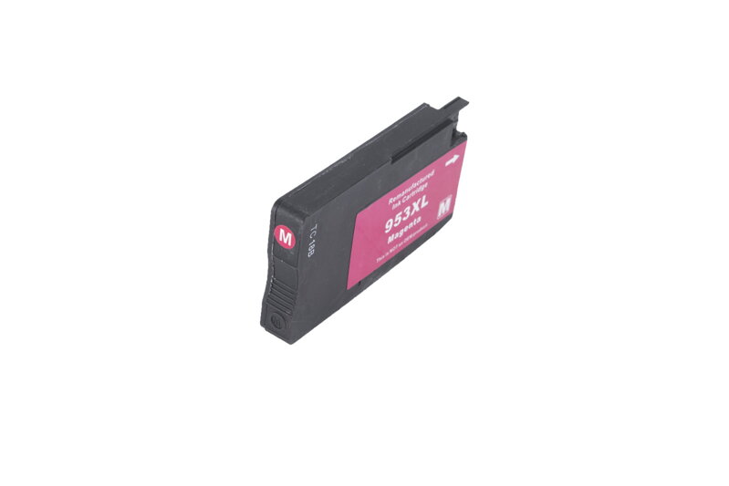 Renovovaná atramentová náplň F6U17AE, no.953XL, UPDATED CHIP, 26ml listov pre tlačiarne HP (BULK), purpurová