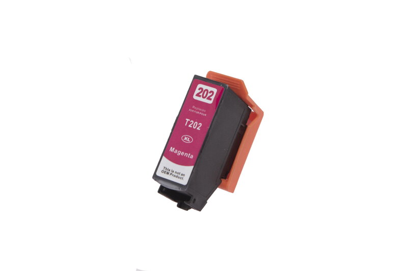 Kompatibilná atramentová náplň C13T02H34010, 202XL, 13ml listov pre tlačiarne Epson (BULK), purpurová