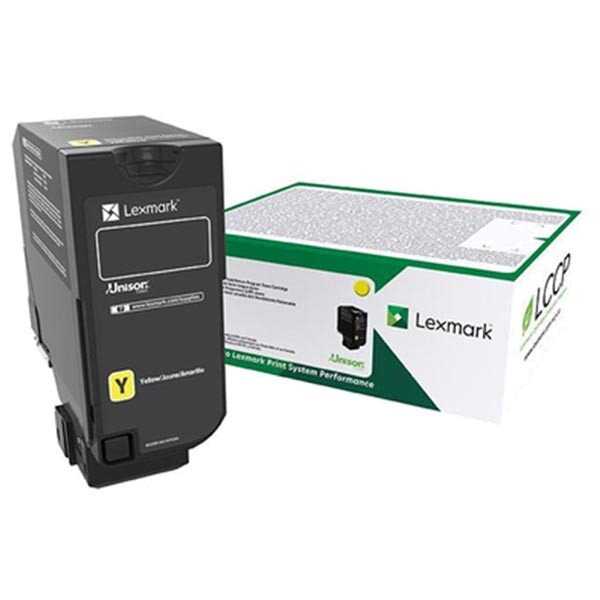 Lexmark originál toner 73B20Y0, yellow, 15000str., return, Lexmark CS827de, CX827de, O, žltá