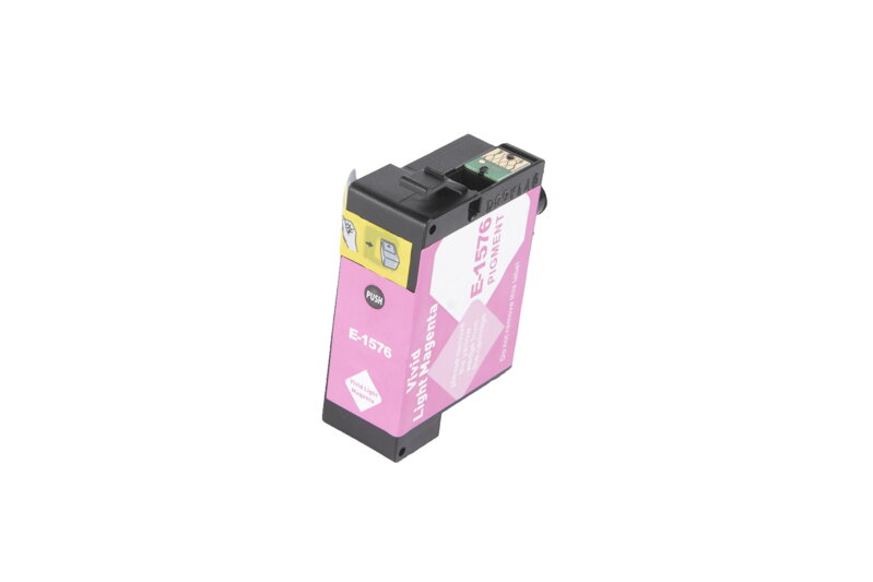 Kompatibilná atramentová náplň C13T15764010, T1576, 29,5ml listov pre tlačiarne Epson (ORINK BULK), light vivid magenta