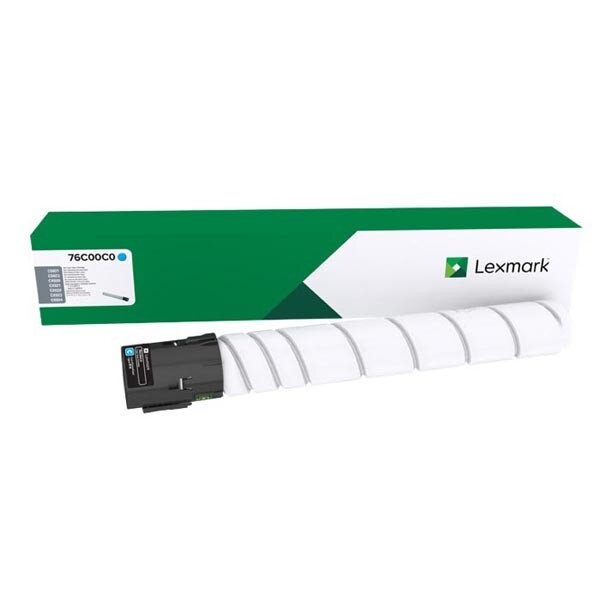 Lexmark originál toner 76C00C0, cyan, 11500str., Lexmark CS921,CS923, CX920, CX921, CX922, CX923, CX924, O, azurová