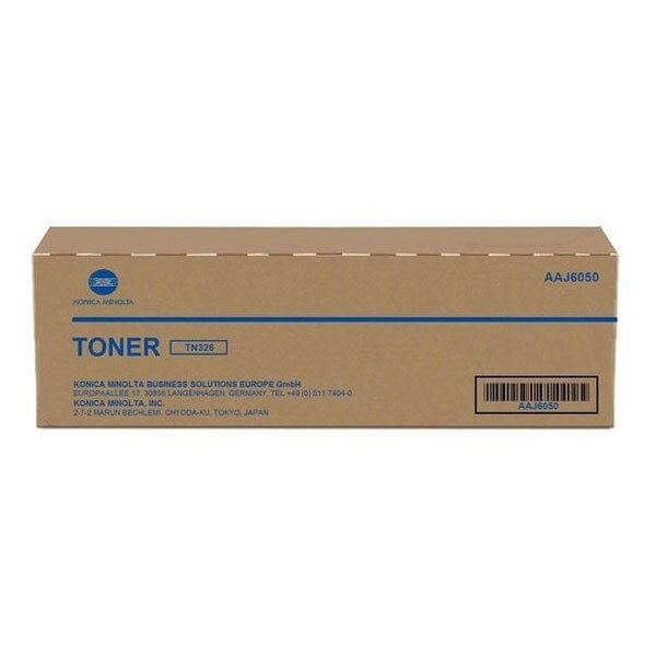 Konica Minolta originál toner AAJ6050, black, 25000str., TN326, Konica Minolta Bizhub 308e, 368e, O, čierna