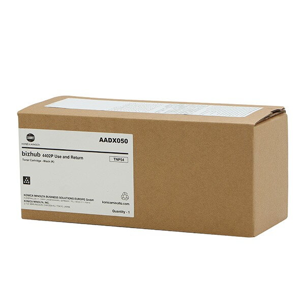 Konica Minolta originál toner AADX050, black, 25000str., TNP-54, return, Konica Minolta Bizhub 4402P, O, čierna