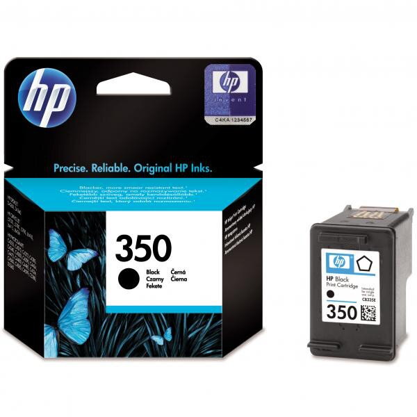 HP originál ink CB335EE, HP 350, black, 4,5ml, HP Officejet J5780, J5785, čierna HP originál ink CB335EE, HP 350, black, 4,5ml, HP Officejet J5780, J5785, čierna
