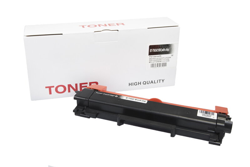 Kompatibilná tonerová náplň TN2421, 3000 listov pre tlačiarne Brother, čierna