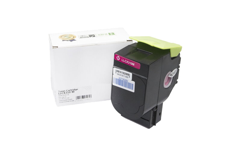 Kompatibilná tonerová náplň 80C2SM0, 802SM, 2000 listov pre tlačiarne Lexmark (Orink white box), purpurová