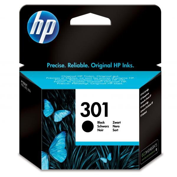 HP originál ink CH561EE, HP 301, black, 190str., HP Deskjet 1000, 1050, 2050, 3000, 3050, čierna HP originál ink CH561EE, HP 301, black, 190str., HP Deskjet 1000, 1050, 2050, 3000, 3050, čierna