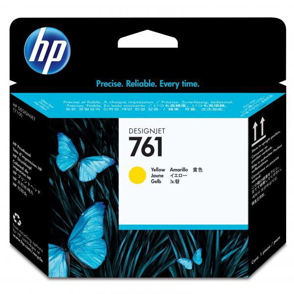 HP originál tlačová hlava CH645A, yellow, HP 761, HP DesignJet T7100, žltá HP originál tlačová hlava CH645A, yellow, HP 761, HP DesignJet T7100, žltá