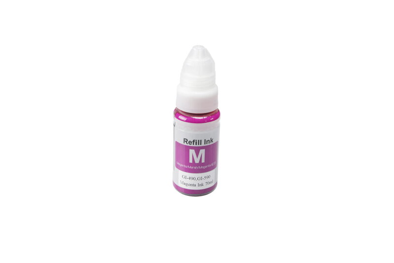 Kompatibilná atramentová náplň 1605C001, 0665C001, GI-490M, GI-590M, 70ml listov pre tlačiarne Canon (ORINK BULK), purpurová