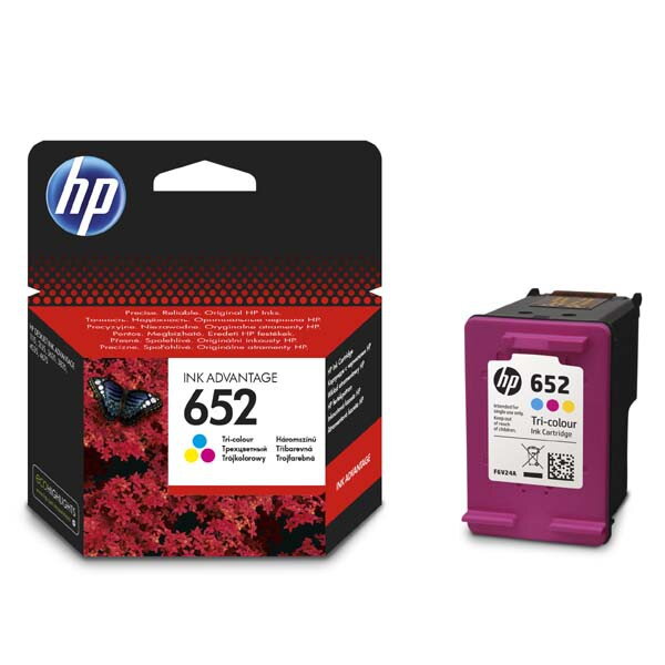 HP originál ink F6V24AE, HP 652, color, 200str., HP DeskJet IA 4530, 4535, 4675, 1115, 2135, 3635, farebná HP originál ink F6V24AE, HP 652, color, 200str., HP DeskJet IA 4530, 4535, 4675, 1115, 2135, 3635, farebná