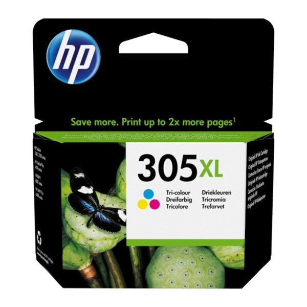 HP originál ink 3YM63AE, HP 305XL, Tri-colour, HP 305XL, High yield, HP DeskJet 2300, 2710, 2720, Plus 4100, farebná HP originál ink 3YM63AE, HP 305XL, Tri-colour, HP 305XL, High yield, HP DeskJet 2300, 2710, 2720, Plus 4100, farebná
