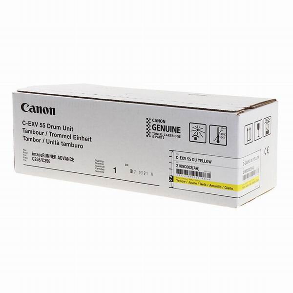 Canon originál válec C-EXV55 Y, 2189C002, yellow, 45000str., DOPREDAJ, žltá