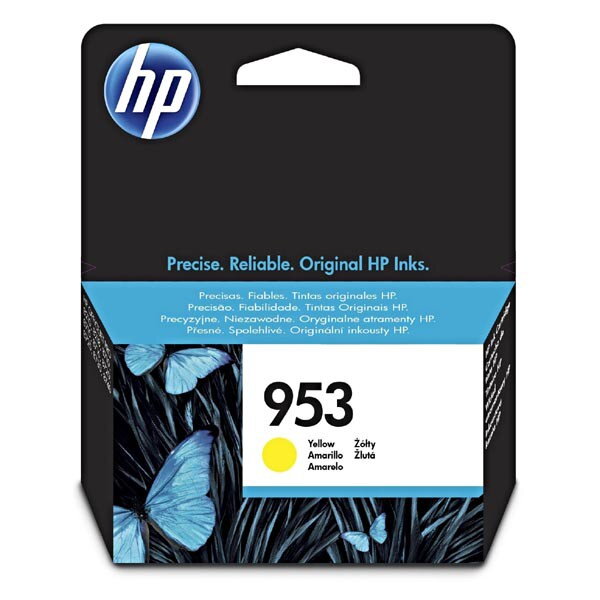 HP originál ink F6U14AE, yellow, 700str., 10ml, HP 953, HP OJ Pro 8218,8710,8720,8740, žltá HP originál ink F6U14AE, yellow, 700str., 10ml, HP 953, HP OJ Pro 8218,8710,8720,8740, žltá