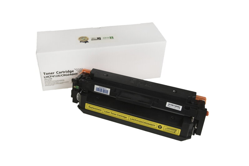 Kompatibilná tonerová náplň CF412X, 410X, 1251C002, CRG046HY, 5000 listov pre tlačiarne HP (Orink white box), žltá