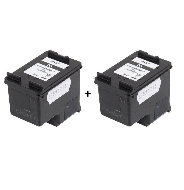 Renovovaná atramentová náplň C9364EE#BA3, no.337XL/2x19ml pre tlačiarne HP (multipack), čierna Renovovaná atramentová náplň C9364EE#BA3, no.337XL/2x19ml pre tlačiarne HP (multipack), čierna