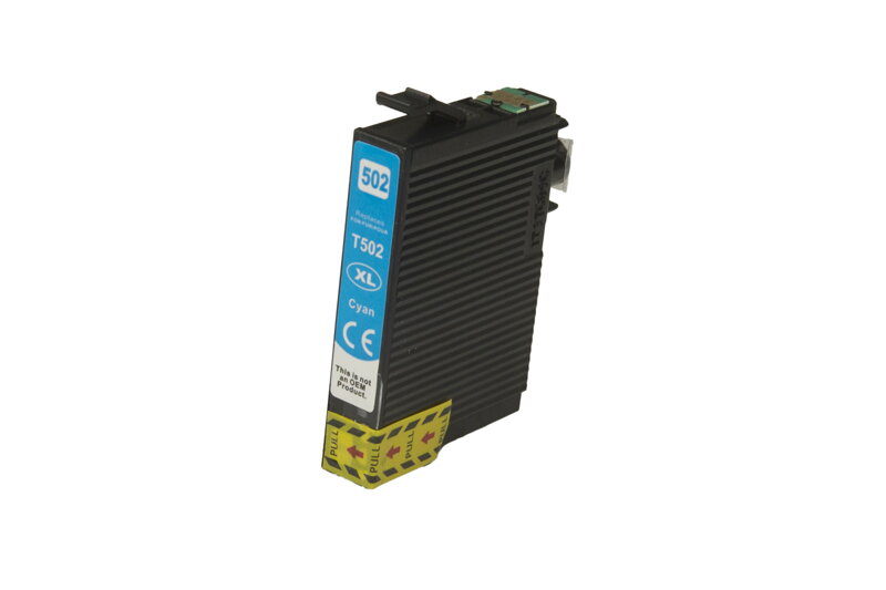 Kompatibilná atramentová náplň C13T02W24010, 502XL, 14ml listov pre tlačiarne Epson (BULK), azurová