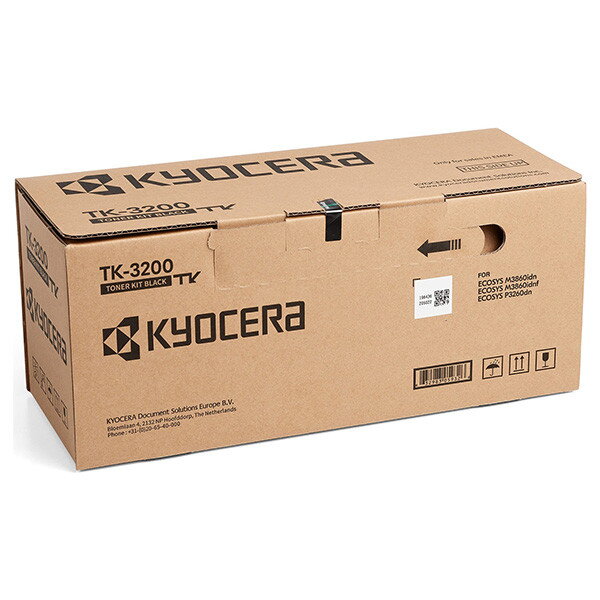 Kyocera originál toner TK-3200, black, 40000str., 1T02X90NL0, Kyocera ECOSYS M 3860 idn, ECOSYS M 3860 idnf, O, čierna