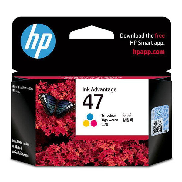 HP originál ink 6ZD61AE, HP 47, tri-colour, HP DeskJet Ink Advantage 4800, 4828, farebná HP originál ink 6ZD61AE, HP 47, tri-colour, HP DeskJet Ink Advantage 4800, 4828, farebná