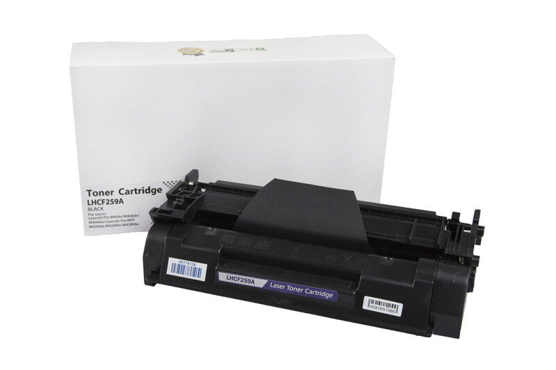 Kompatibilná tonerová náplň CF259A, 59A, OEM CHIP, 3000 listov pre tlačiarne HP (Orink white box), čierna