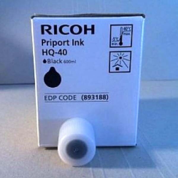 Ricoh originál ink 817225, black, 600 Ricoh JP4500, JP4550, čierna