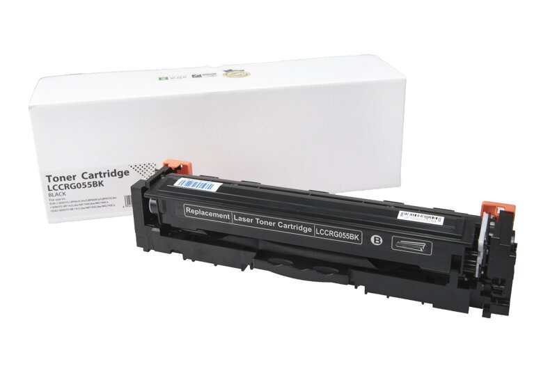 Kompatibilná tonerová náplň 3016C002, CRG055BK, OEM CHIP, 2300 listov pre tlačiarne Canon (Orink white box), čierna