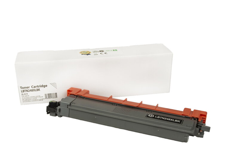Kompatibilná tonerová náplň TN248XLBK, 3000 listov pre tlačiarne Brother (Orink white box), čierna