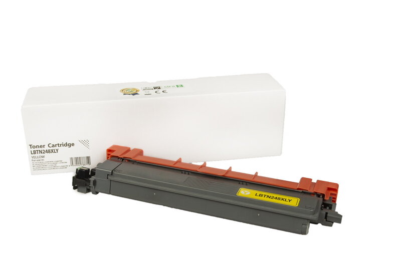 Kompatibilná tonerová náplň TN248XLY, 2300 listov pre tlačiarne Brother (Orink white box), žltá