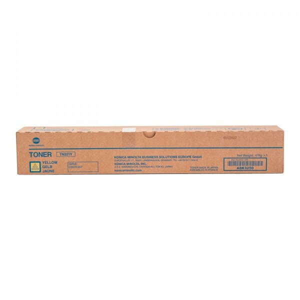 Konica Minolta originál toner TN221Y, yellow, 21000str., A8K3250, Konica Minolta Bizhub C227, C287, O, žltá