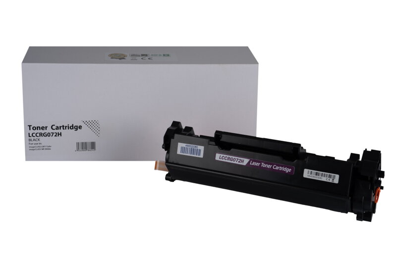 Kompatibilná tonerová náplň 5648C002, CRG072H, , 4100 listov pre tlačiarne Canon (Orink White Box), čierna