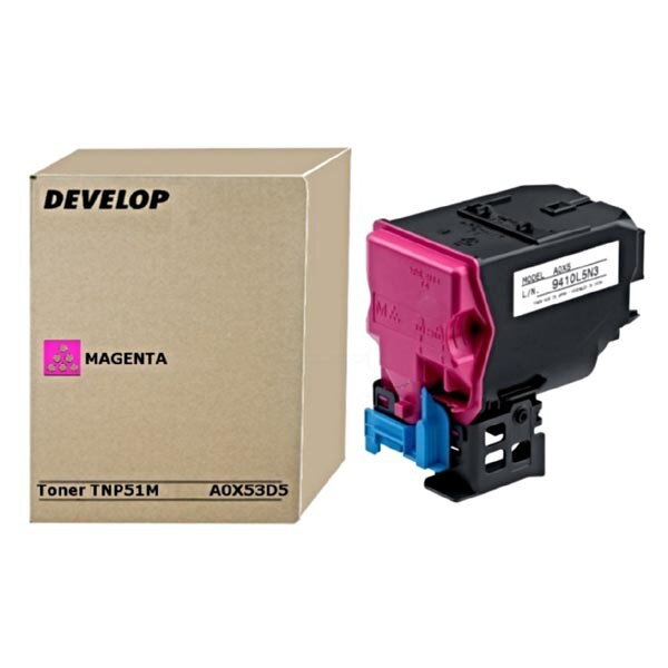 Develop originál toner A0X53D5, magenta, 5000str., TNP51M, Develop Ineo +3110, O, purpurová