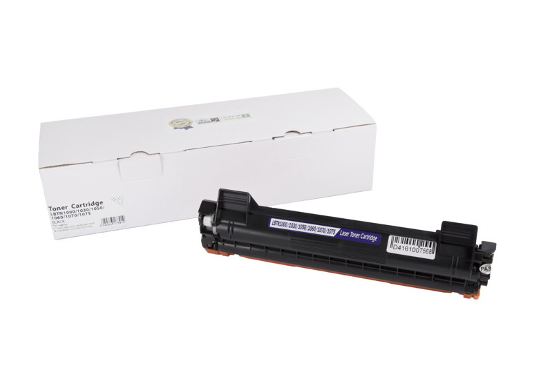 Kompatibilná tonerová náplň TN1030, TN1050, TN1000, TN1070, TN1075, 1000 listov pre tlačiarne Brother (Orink white box), čierna
