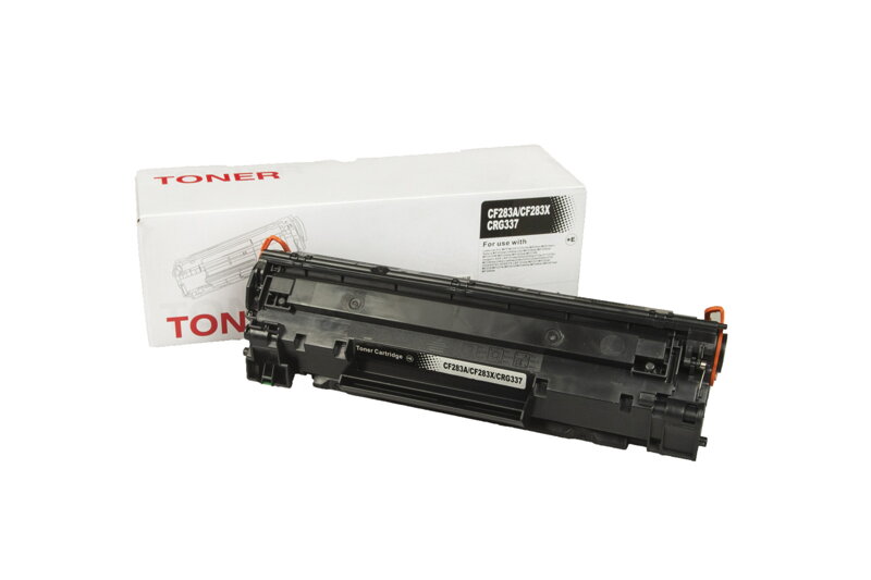 Kompatibilná tonerová náplň CF283X, 83X, 9435B002, CRG737, 2200 listov pre tlačiarne HP, čierna