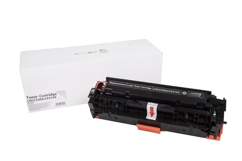 Kompatibilná tonerová náplň CC530A, 304A, CE410X, 305X, CF380X, 312X, 2662B002, CRG718, 4400 listov pre tlačiarne HP (Orink white box), čierna Kompatibilná tonerová náplň CC530A, 304A, CE410X, 305X, CF380X, 312X, 2662B002, CRG718, 4400 listov pre tlačiarne HP (Orink white box), čierna