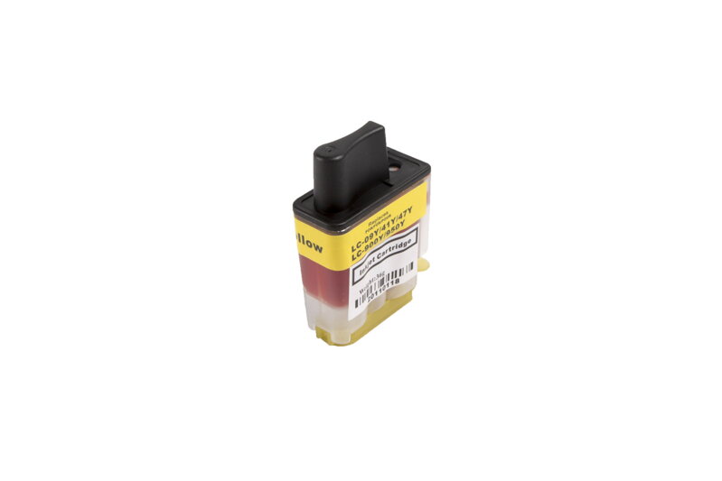 Kompatibilná atramentová náplň LC900Y, 19ml listov pre tlačiarne Brother (BULK), žltá