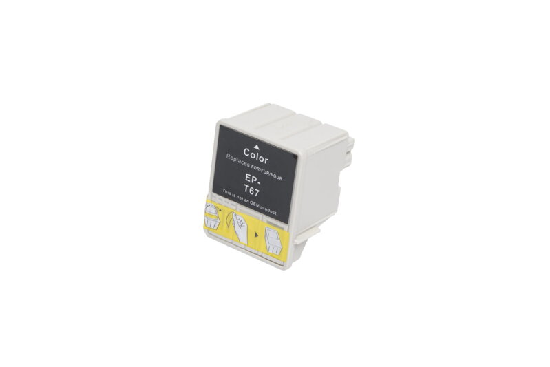 Kompatibilná atramentová náplň C13T06704010, T0670, 30ml listov pre tlačiarne Epson (BULK), farebná