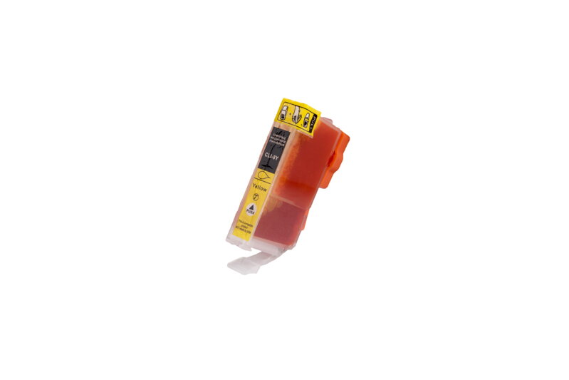 Kompatibilná atramentová náplň 0623B001, CLI8Y, 14ml listov pre tlačiarne Canon (BULK), žltá