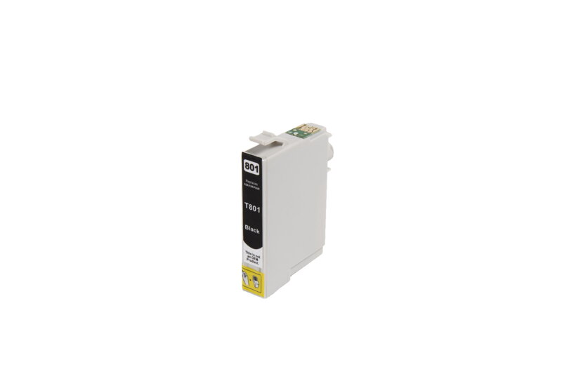 Kompatibilná atramentová náplň C13T08014011, T0801, 15ml listov pre tlačiarne Epson (BULK), čierna
