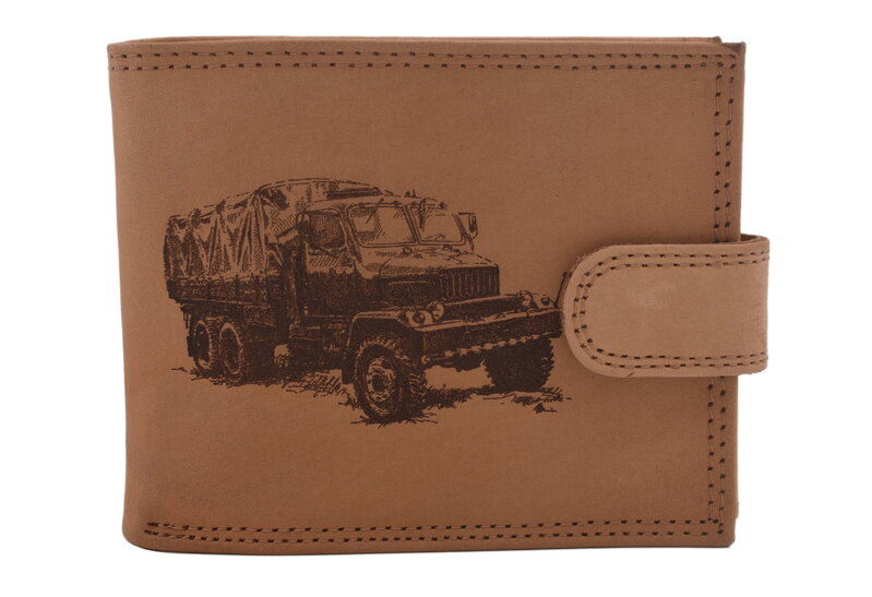 Pánska peňaženka MERCUCIO natural vzor 67 retro nákladné auto 2911927 Pánska peňaženka MERCUCIO natural vzor 67 retro nákladné auto 2911927
