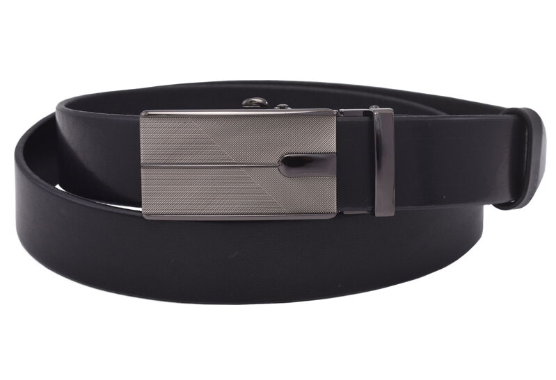 Pánsky kožený opasok 751-30-04 čierny