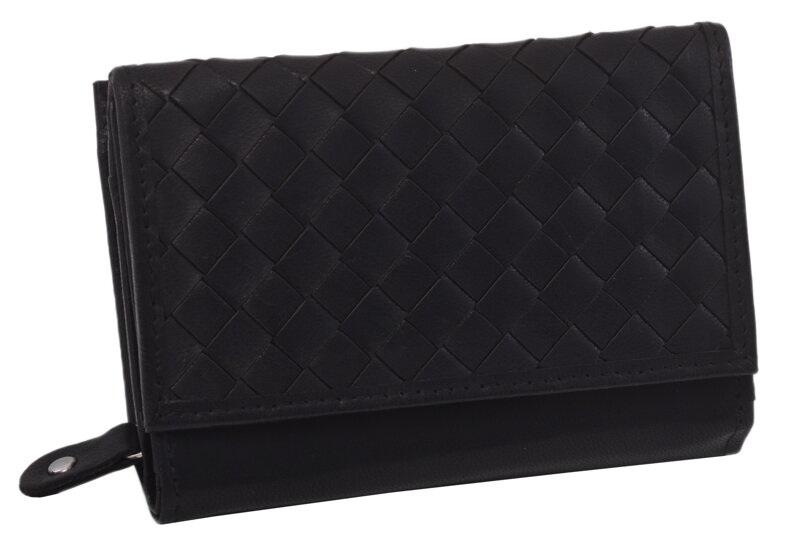 Peňaženka z pravej kože MERCUCIO čierna 3911823