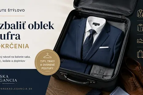 Ako zbaliť oblek do kufra bez pokrčenia