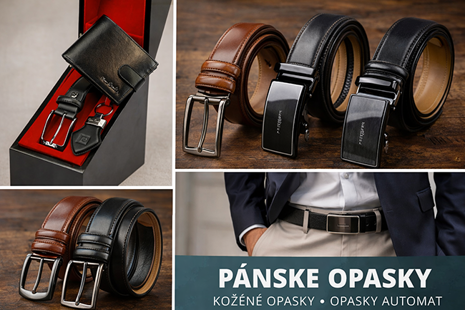 Pánske opasky – štýl, kvalita a praktickosť v jednom